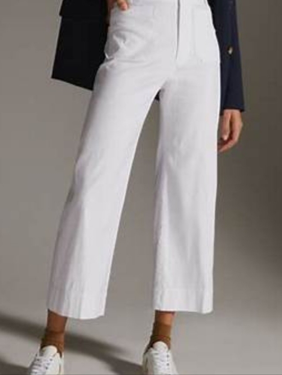 Maeve Denim - Maeve By Anthropologie Colette White Classic Cropped Jeans..27P. nwot